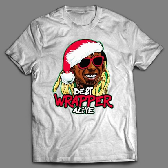 BEST WRAPPER ALIVE CHRISTMAS T-SHIRT* - Picture 1 of 1